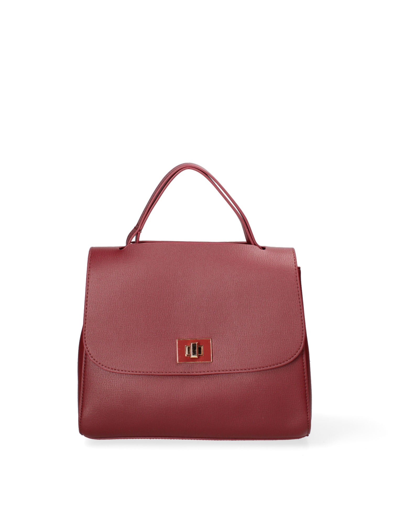 Borsa a mano da donna Ecopelle 635-1-BURGUNDY Diana&co