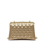 Borsa a mano da donna 100% Pvc FLAT RHOMBUS M-GOLD + LIGHT GOLD Marc Ellis