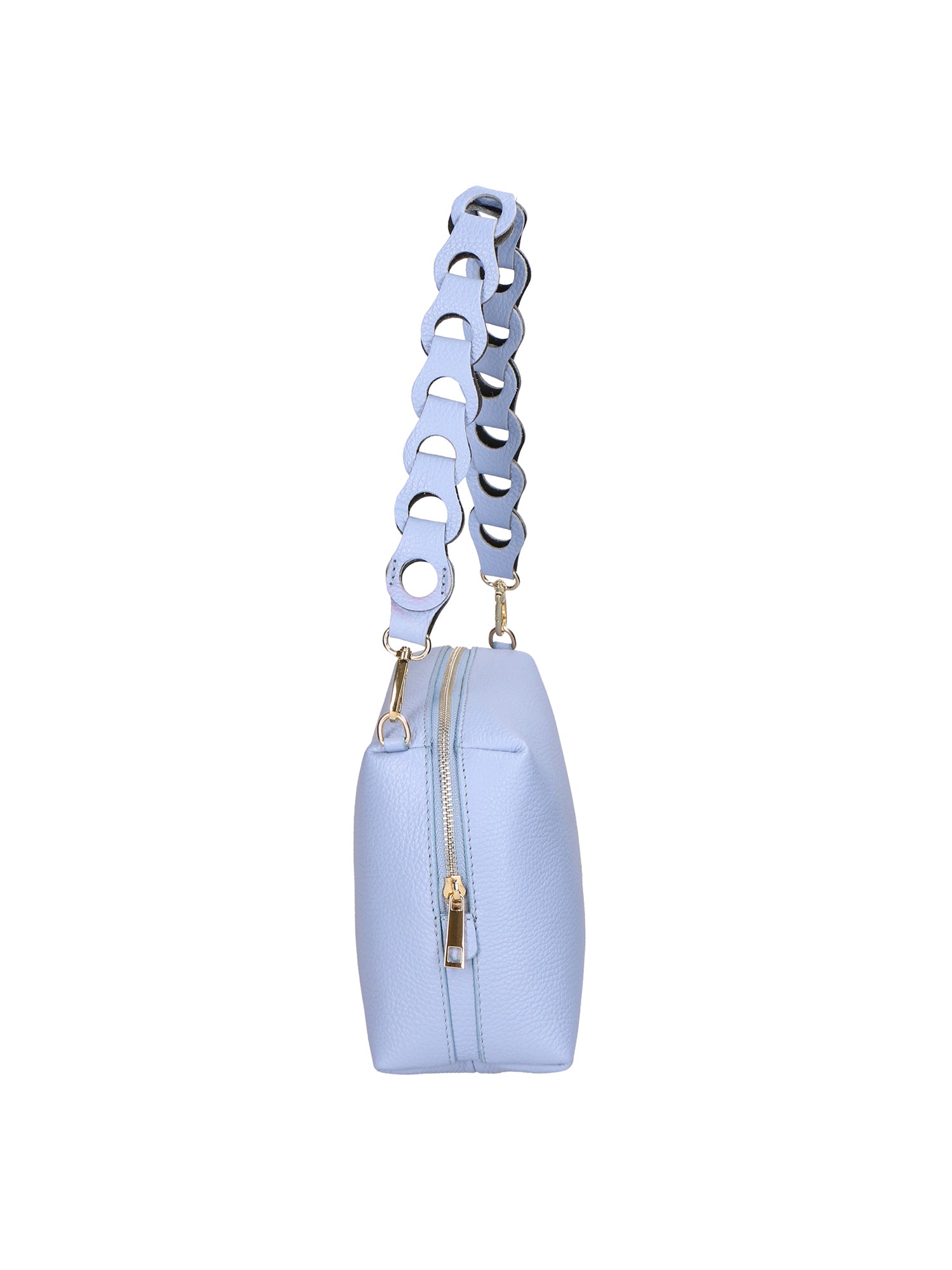 Livia Borsa a spalla da donna Vera pelle 06443-AZZURRO Gave Lux