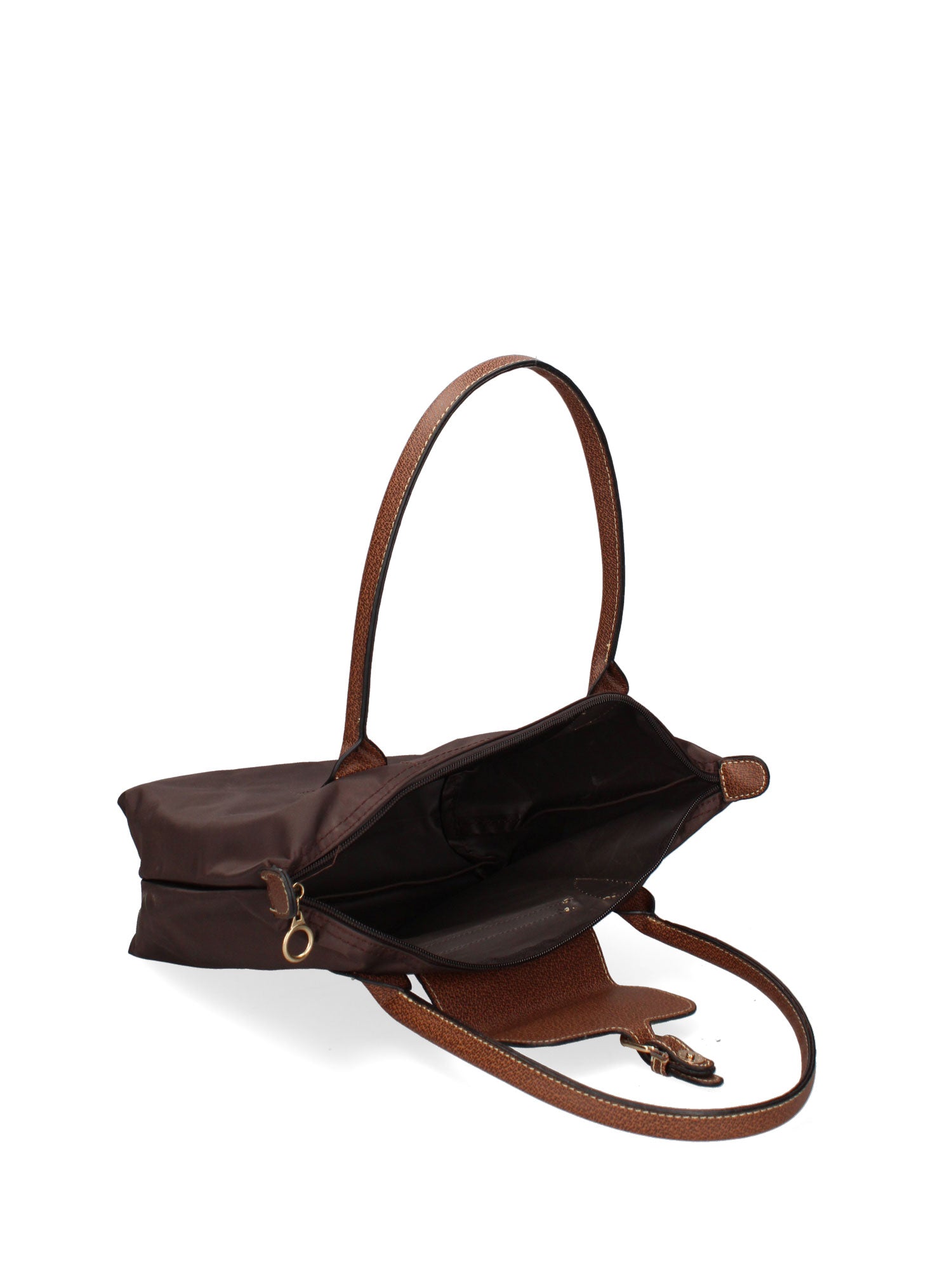 Elora Borsa a spalla da donna 100% Tessuto 432-COFFEE Gave Lux