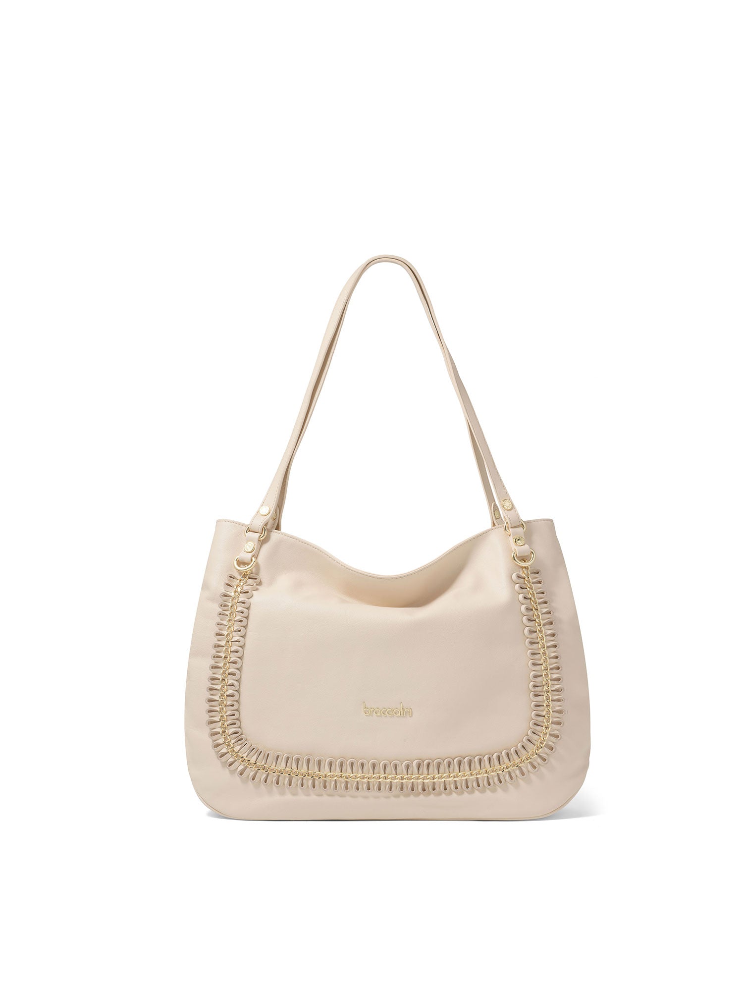 Edera Ultra Borsa a spalla da donna Vera pelle B16923-BEIGE Braccialini