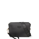Borsa a tracolla da donna 100% Pvc FLAT-FLOWE-BLACK - LIGHT GOLD Marc Ellis