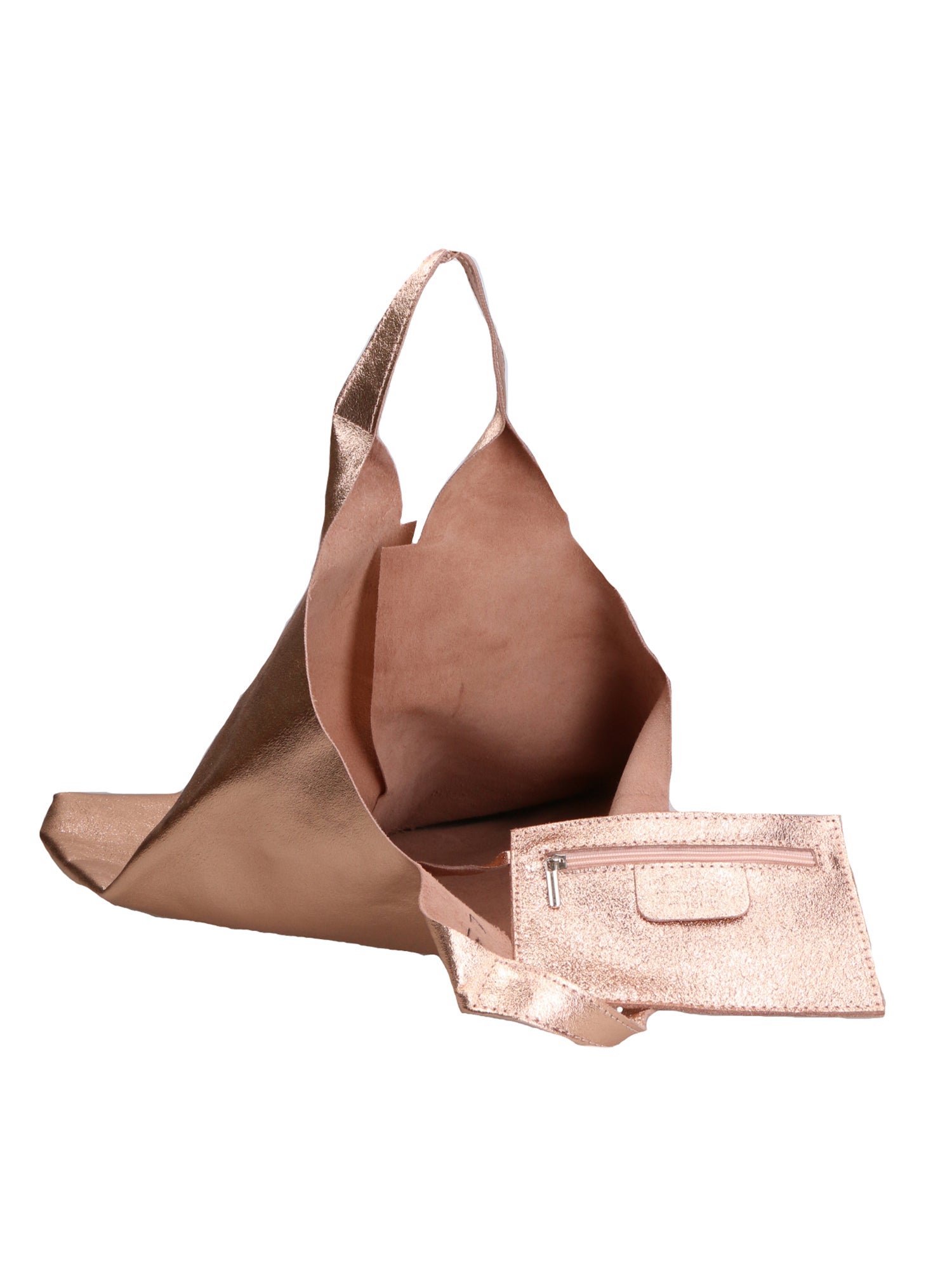 Argenta Borsa a spalla da donna Pelle laminata 05358-L012 ROSA Gave Lux