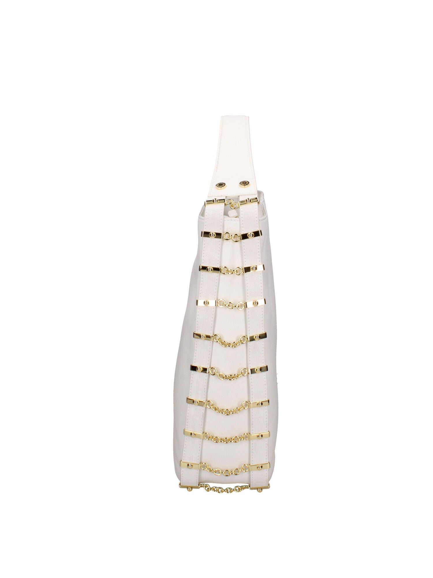 Erisia Chic Borsa a spalla da donna Vera pelle B17223-BIANCO Braccialini