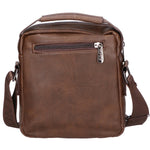 Borsa a tracolla uomo 100% pelle PU PCL3055-COFFEE Northampton Polo Club