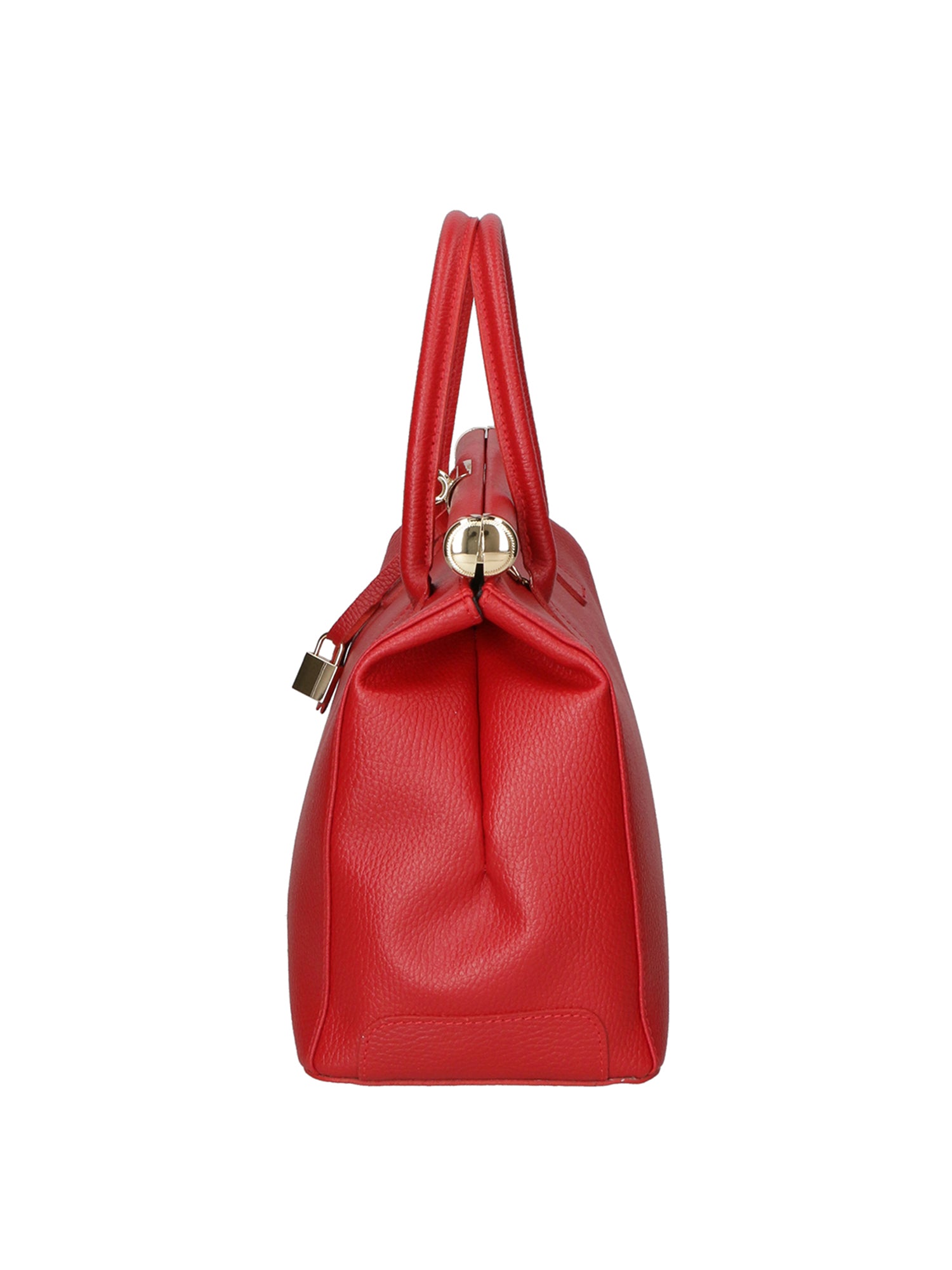 Aleria Borsa a mano da donna Vera pelle 8005-D58 ROSSO FUOCO Gave Lux