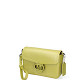 Borsa a tracolla da donna 100% PVC FLAT-BUBLE-PYRATE GREEN - BRUSH CDF Marc Ellis