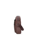 Borsa a tracolla uomo 100% pelle PU PCL3022-KHAKI Northampton Polo Club