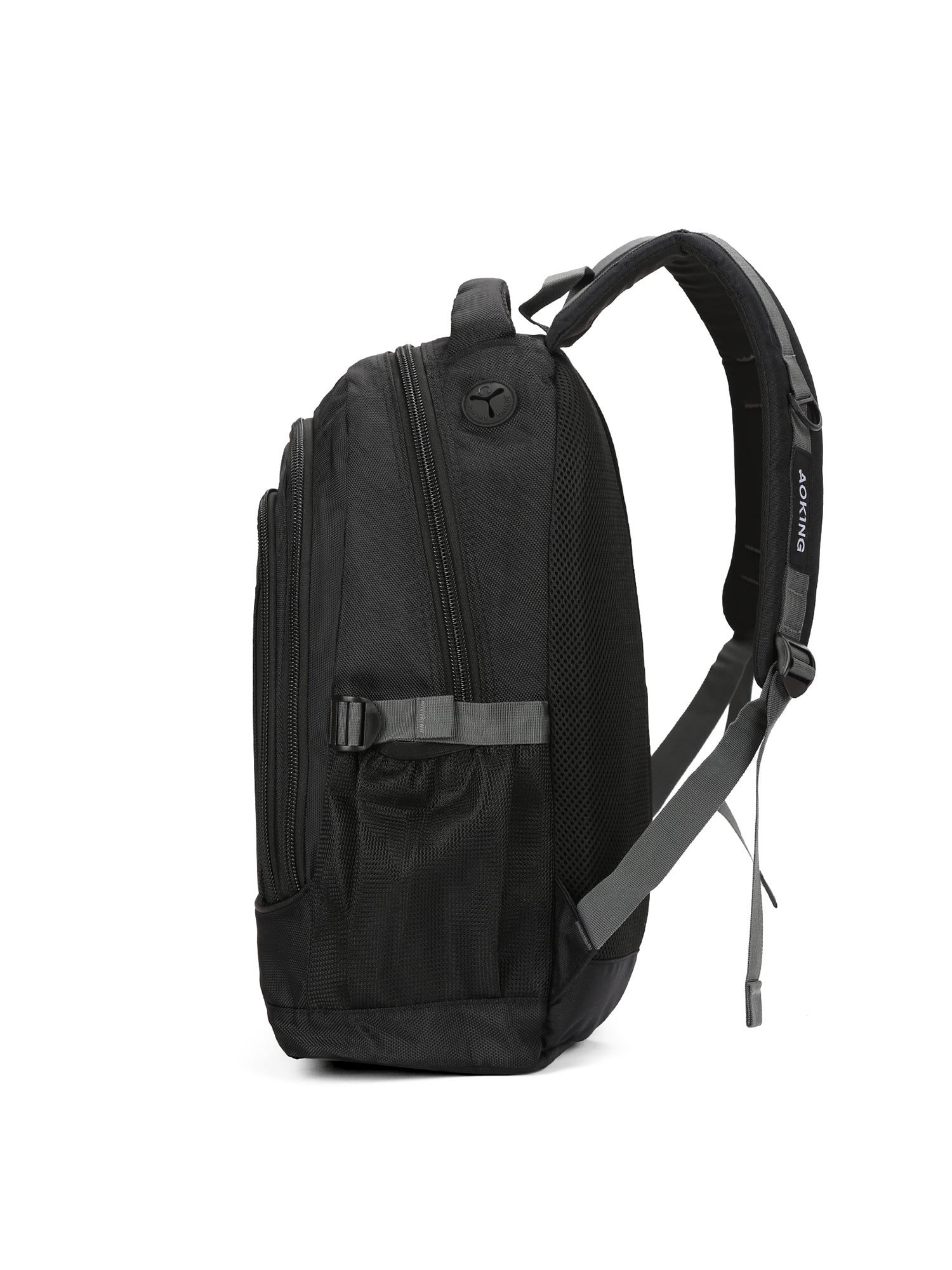 Zaino unisex Nébris Casual H6007-BLACK Aoking