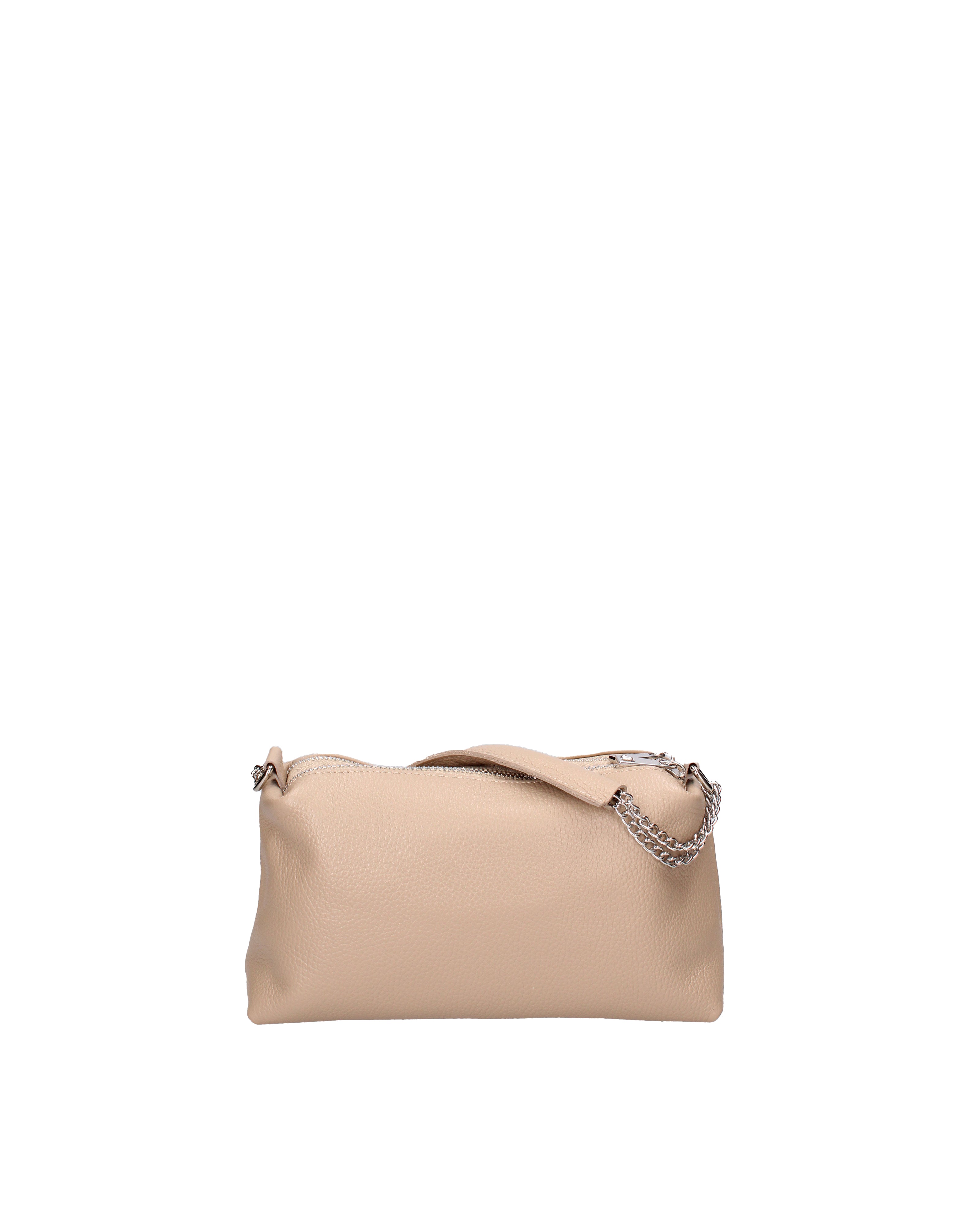 Borsa a spalla da donna Vera pelle 07141-D05 CAPPUCCINO Viola Castellani