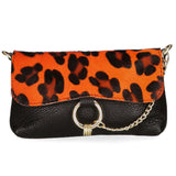 Safira Borsa a mano da donna Vera pelle 04760-LEO G ARANCIONE Gave Lux