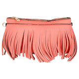 Oxsana Borsa a spalla da donna Neoprene 1311-ROSA Gave Lux