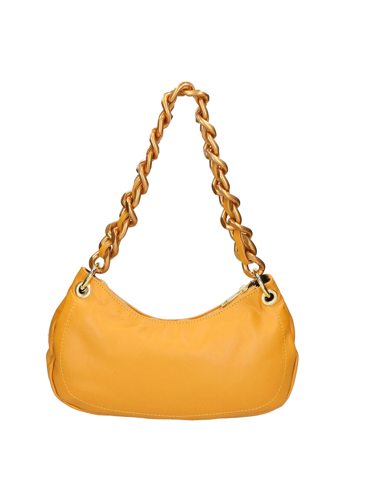 Ferrara Borsa a spalla da donna Vera pelle 05461-S36 SENAPE L005 BRONZO Gave Lux