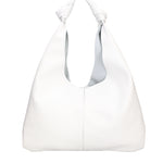 Borsa a spalla da donna 100% vera pelle 07156-BIANCO Viola Castellani