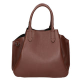 Vincenza Borsa a mano da donna Vera pelle 06898-D223 cioccolato Gave Lux