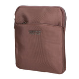 Borsa a tracolla uomo Pelle vegana + Tessuto PCL3153-BROWN Northampton Polo Club