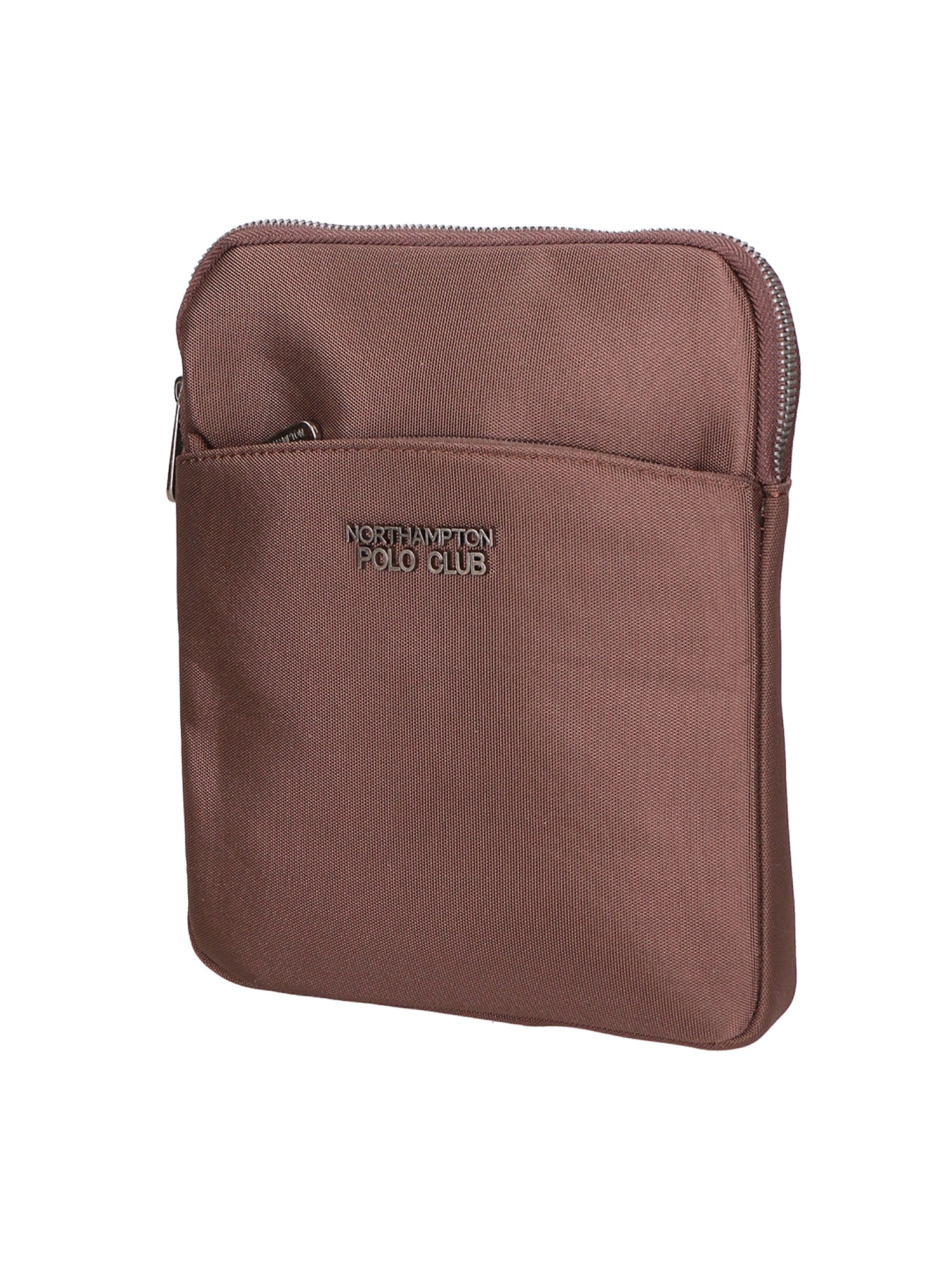 Borsa a tracolla uomo Pelle vegana + Tessuto PCL3153-BROWN Northampton Polo Club