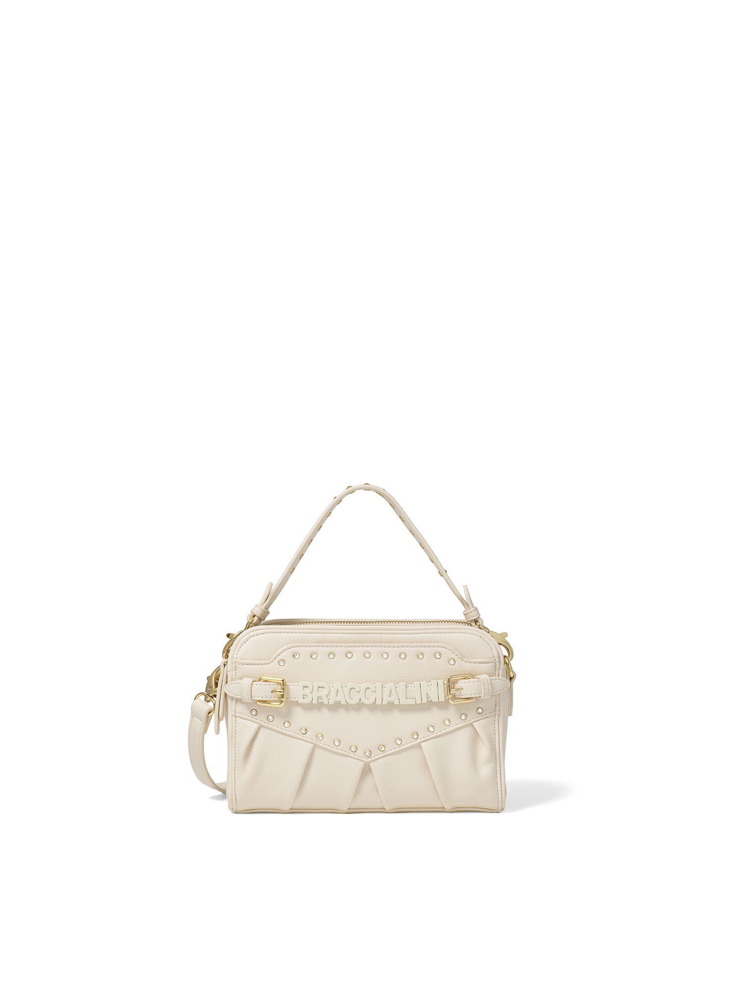 Seraphina Ultra Borsa a tracolla da donna 100% poliuretano B17130-BEIGE Braccialini