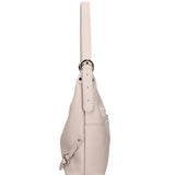 Fiorenza Lux Borsa a spalla da donna Vera pelle 07140-D86 GRIGIO PERLA Viola Castellani