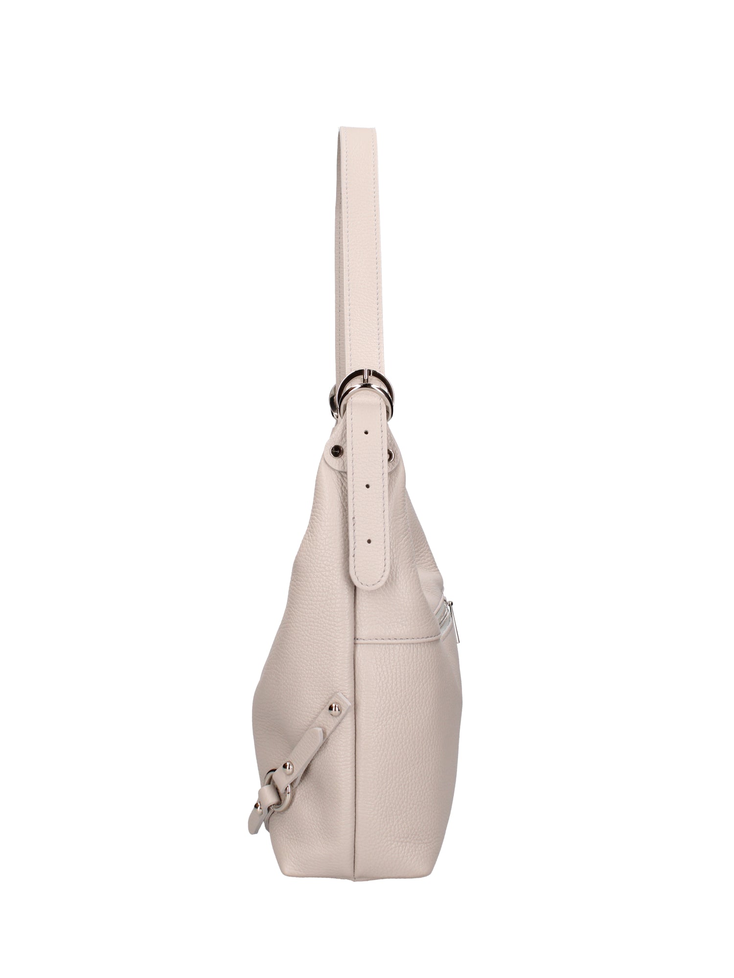 Fiorenza Lux Borsa a spalla da donna Vera pelle 07140-D86 GRIGIO PERLA Viola Castellani