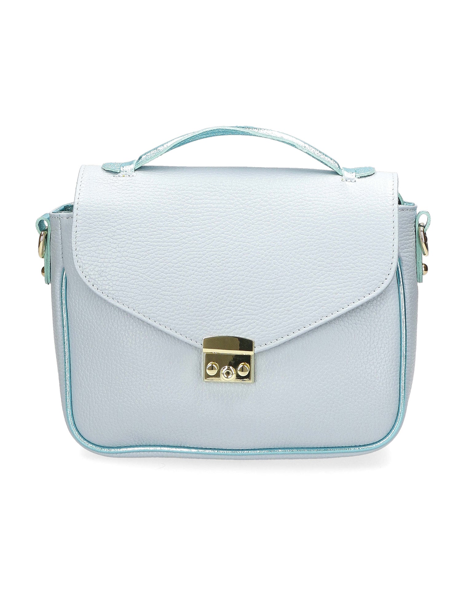 Aida Borsa a mano da donna Vera pelle 04723-D92 CELESTE+L011 Gave Lux