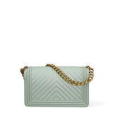 Borsa a mano da donna 100% Pvc FLAT-M 24-OLIVE - LIGHT OTTONE Marc Ellis