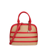 Borsa a mano da donna Ecopelle e poliestere DC1610-2-RED Diana&co