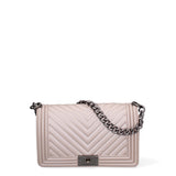 Borsa a mano da donna 100% Pvc FLAT-M 24-STONE - SATIN CDF Marc Ellis