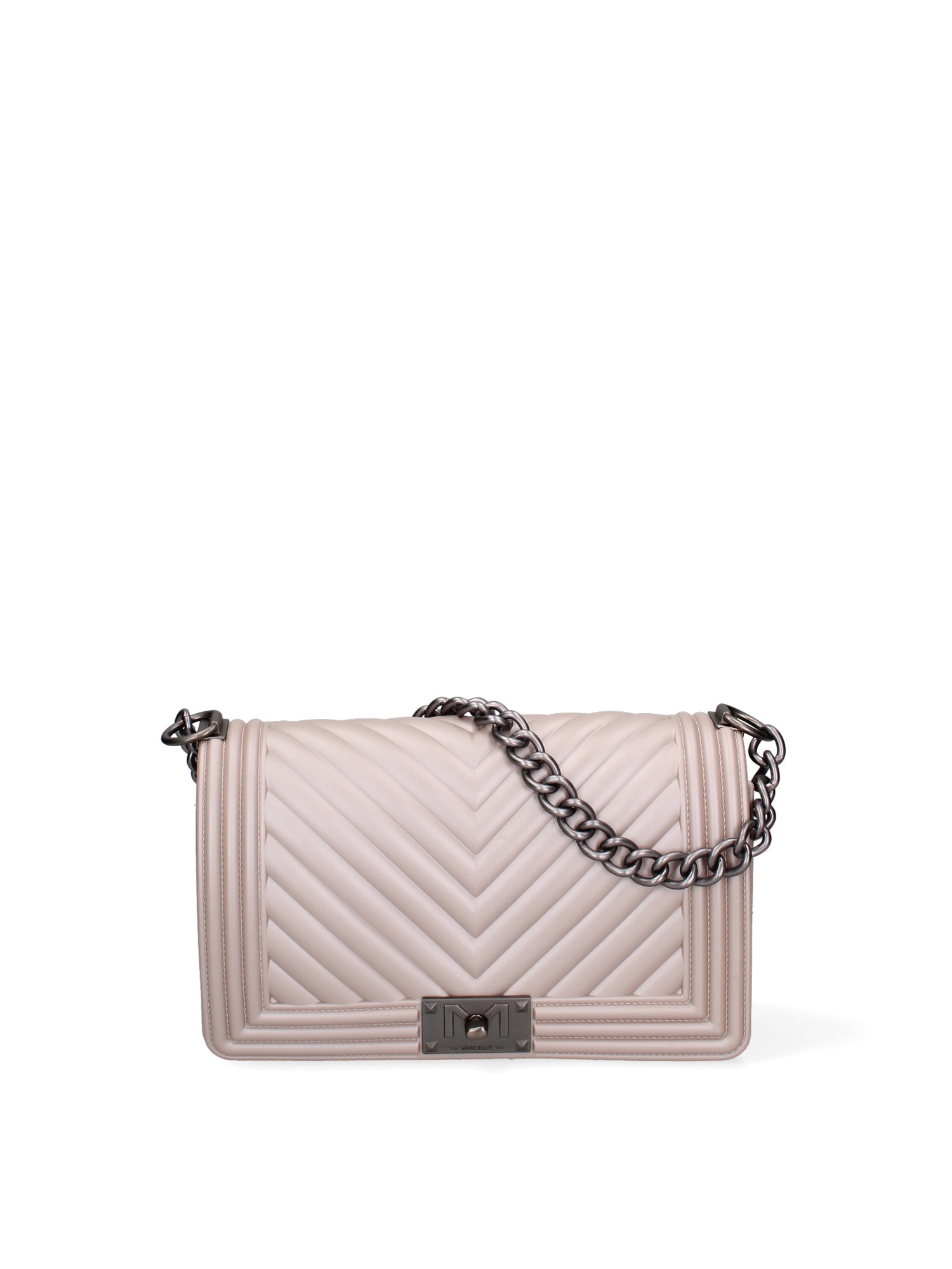 Borsa a mano da donna 100% Pvc FLAT-M 24-STONE - SATIN CDF Marc Ellis