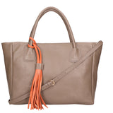 Rosalie Borsa a spalla da donna 100% pelle 06503-TAUPE Gave Lux