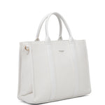 Borsa a mano da donna 100% pelle vegana PU 715-3PT-WHITE Diana&co