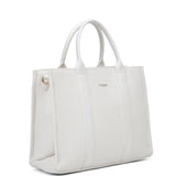 Borsa a mano da donna 100% pelle vegana PU 715-3PT-WHITE Diana&co