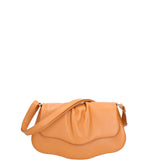 Borsa a spalla da donna Vera pelle 07152-D44 CUOIO Viola Castellani