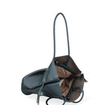 Borsa a spalla da donna 100% PVC F6717-2-NAVYBLUE David Jones