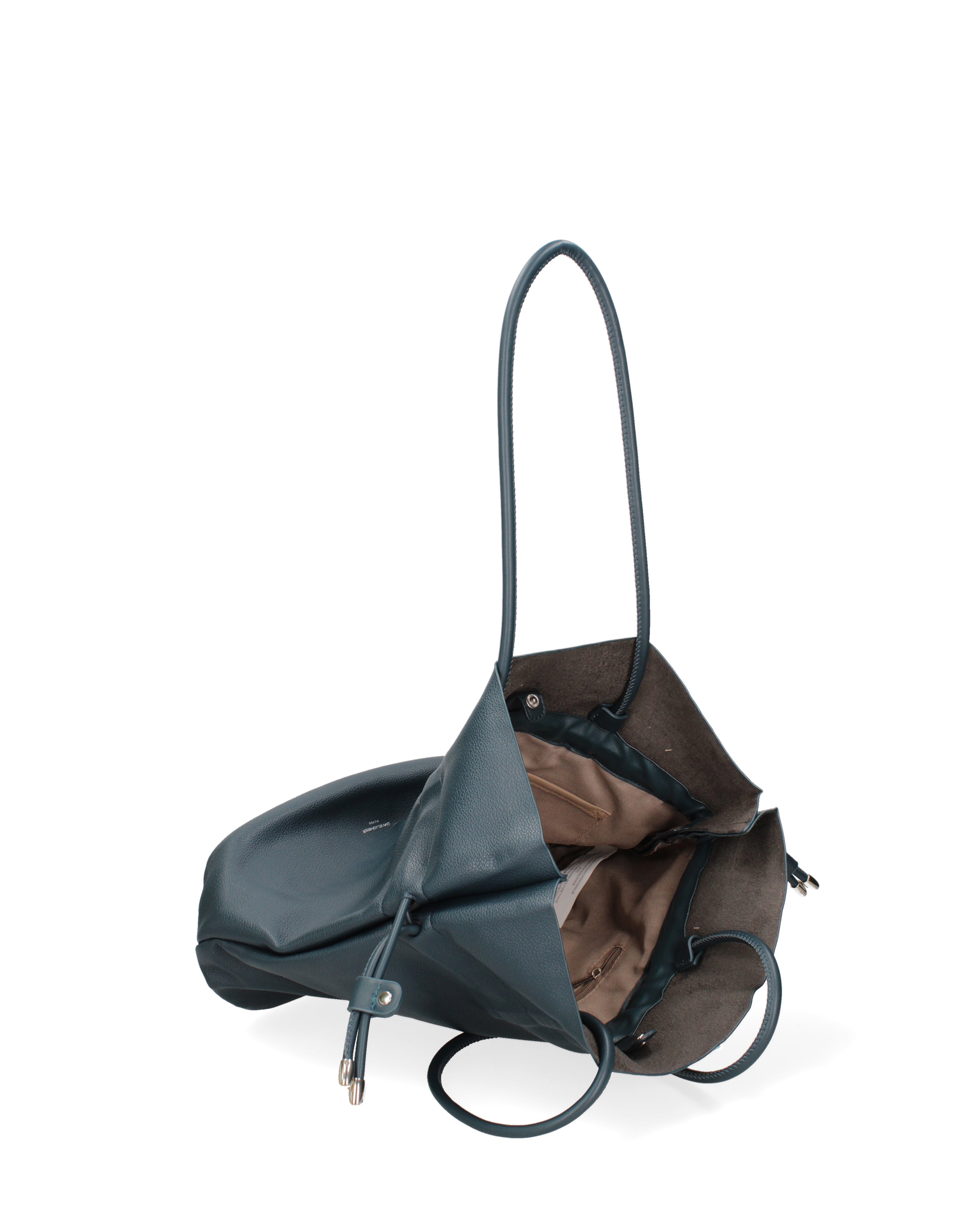 Borsa a spalla da donna 100% PVC F6717-2-NAVYBLUE David Jones