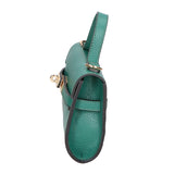 Uma Borsa a mano da donna Vera pelle 06525-D91 PAVONE Gave Lux