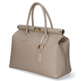 Aleria Borsa a mano da donna Vera pelle 8005-D07 TAUPE CHIARO Gave Lux