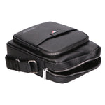 Borsa a tracolla uomo Pelle vegana PU PCL3026-BLACK Northampton Polo Club