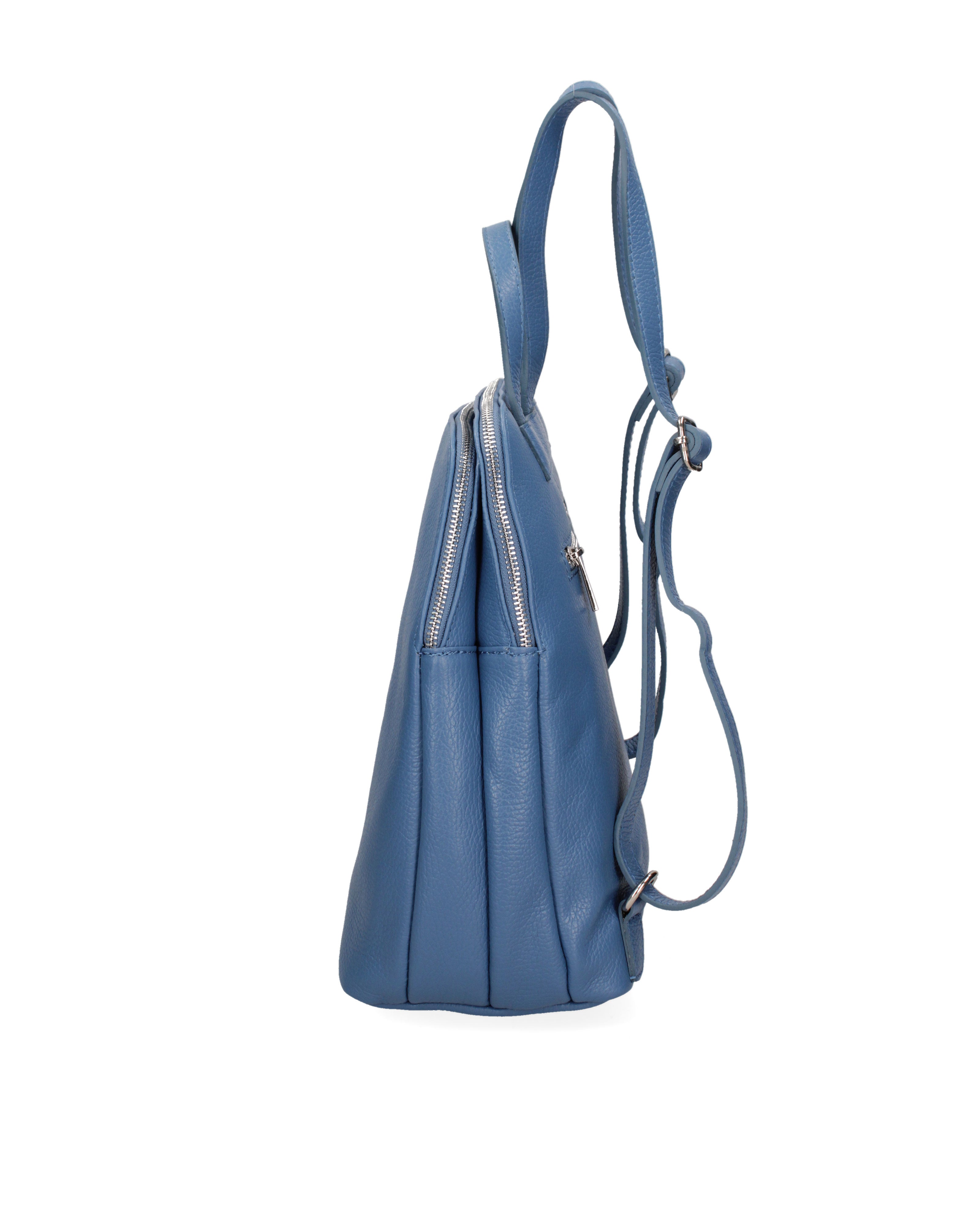 Seraphina Ultra 7925-D524 ROYAL BLU Zaino da donna in vera pelle Chiara Ferretti