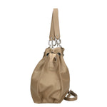Ereba Borsa a mano da donna Made in Italy 100% pelle 3305-S05 TAUPE CHIARO Gave Lux