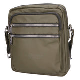 Borsa a tracolla uomo 100% pelle PU PCL3020-GREEN Northampton Polo Club