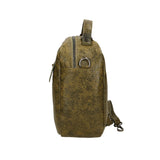 Vera Pelle 6542-VERDE GREEN Borsa a mano unisex Modello Avelon Gave Lux