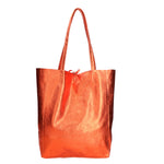 Iride Borsa a mano da donna 100% pelle 05921-DL35 ARANCIO Gave Lux