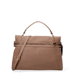 Borsa a mano da donna Ecopelle e poliestere 603-3-TAUPE Diana&co