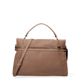 Borsa a mano da donna Ecopelle e poliestere 603-3-TAUPE Diana&co