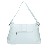 Grace Borsa a spalla da donna Vera pelle 07158-D102 CIELO Viola Castellani