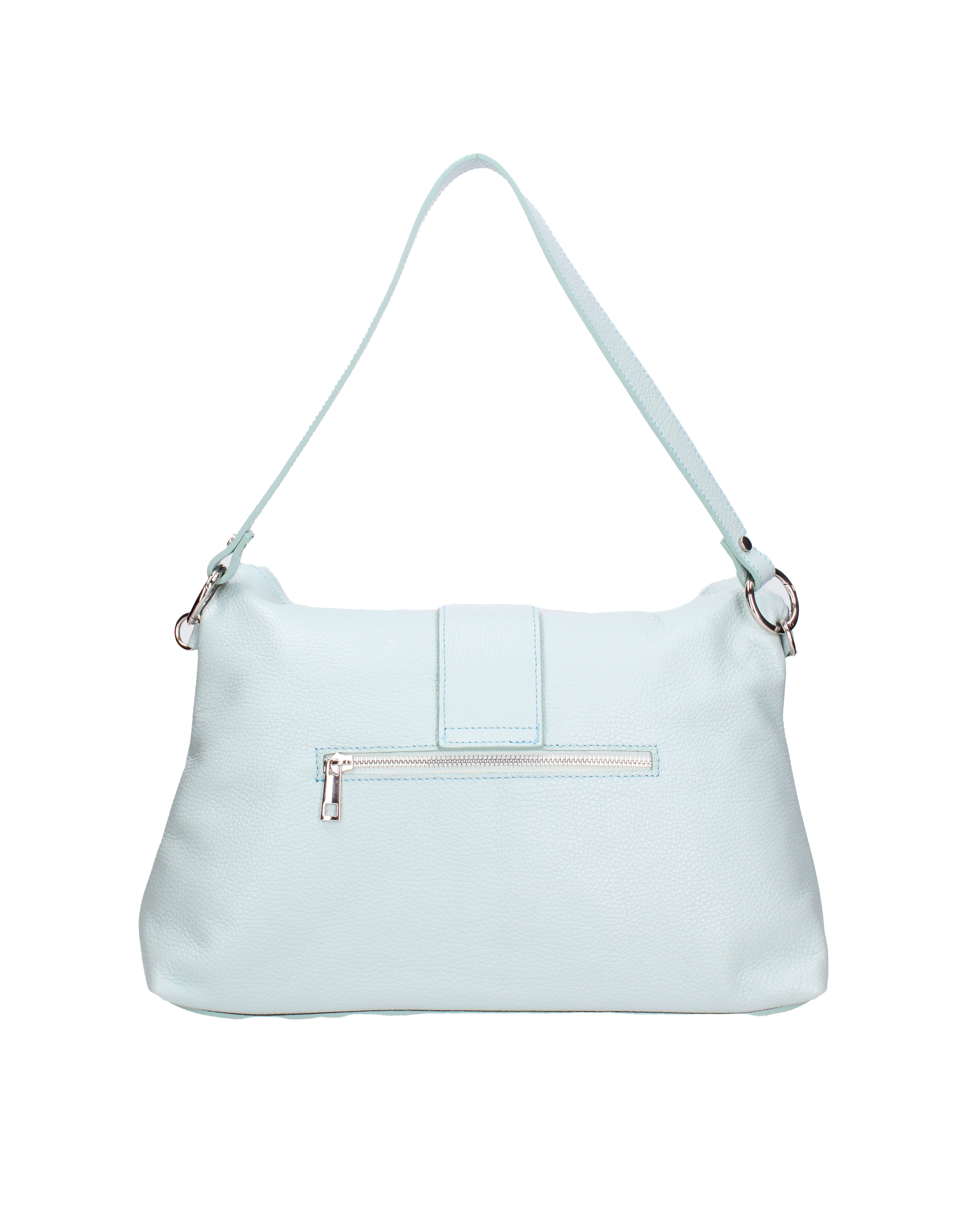Grace Borsa a spalla da donna Vera pelle 07158-D102 CIELO Viola Castellani