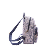 Zaino da donna in ecopelle Casual BC1372-BLU B Cavalli