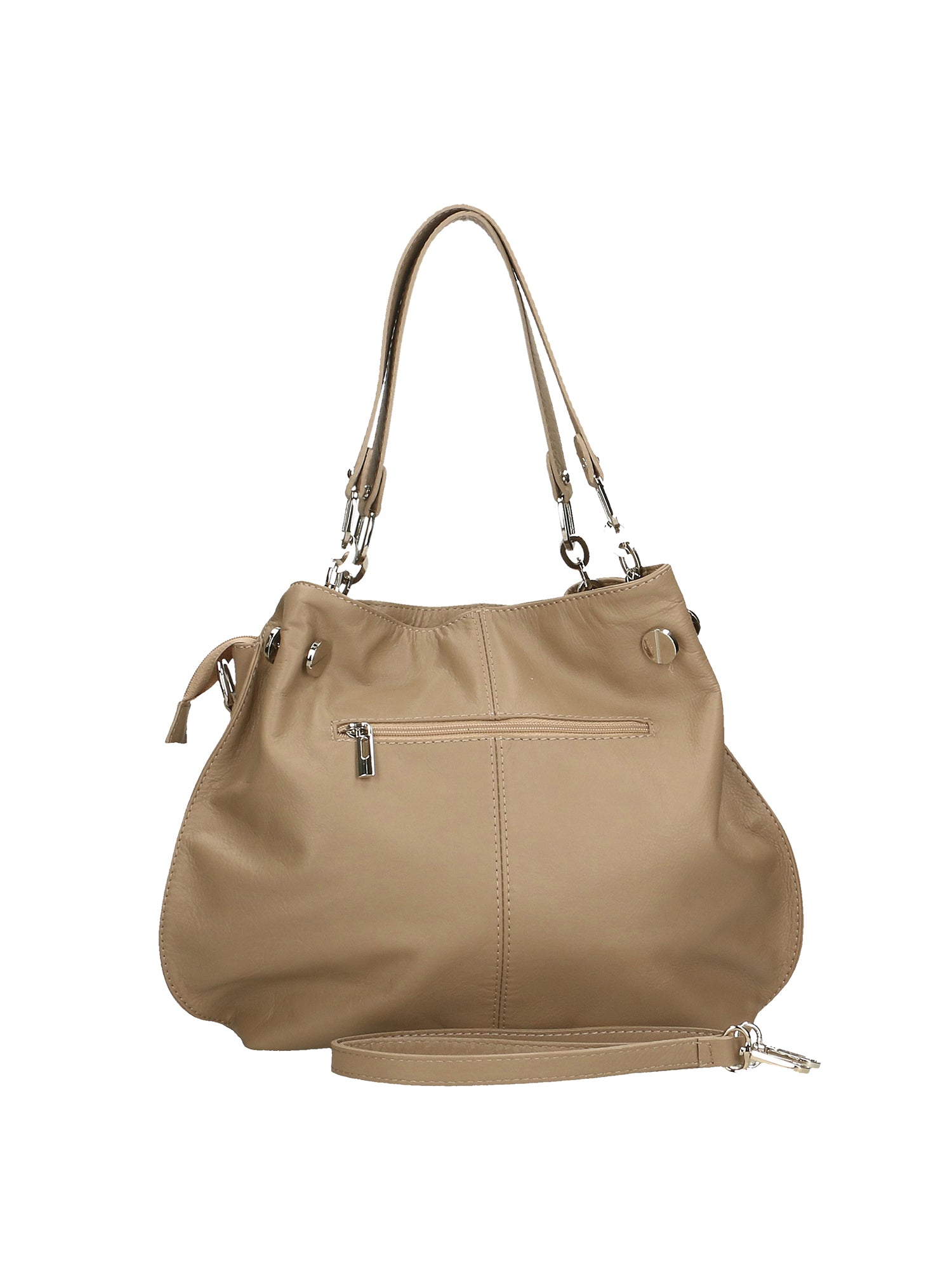 Ereba Borsa a mano da donna Made in Italy 100% pelle 3305-S05 TAUPE CHIARO Gave Lux