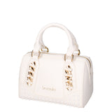 Seraphina Chic Borsa a mano da donna 100% poliuretano B16482-BIANCO Braccialini